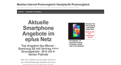 Desktop Screenshot of mobiles-internet-preisvergleich.rofa-vertrieb.de
