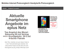 Tablet Screenshot of mobiles-internet-preisvergleich.rofa-vertrieb.de